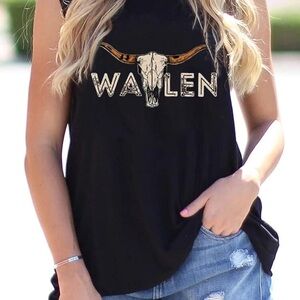 Morgan Wallen County Music Women’s Black Muscle Tee Shirt Size XL